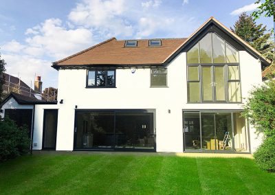 Two storey rear side extension loft Ewell